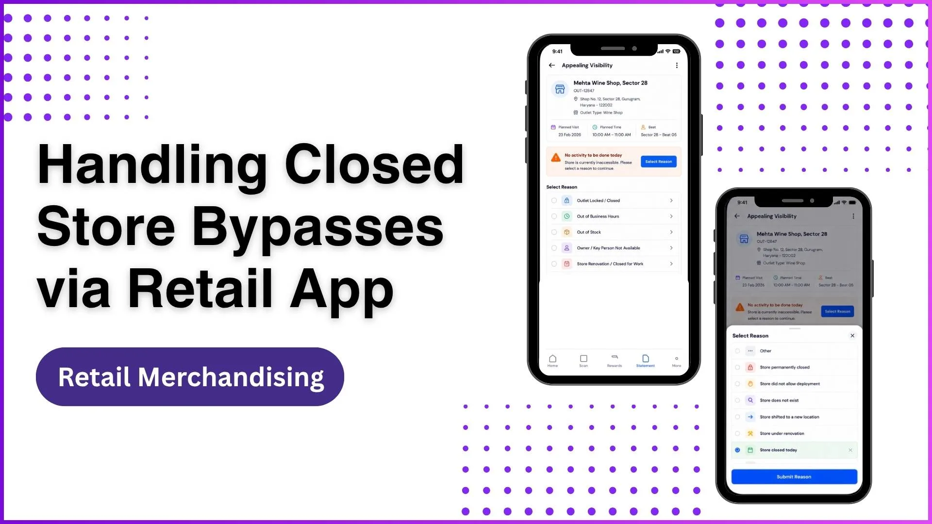 Handling Closed Store Bypasses via Retail App