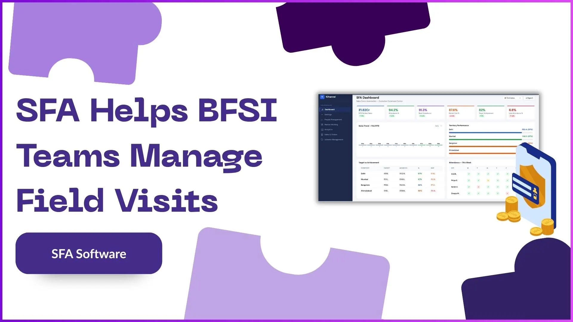 How Does SFA Help BFSI Teams Manage Field Visits?